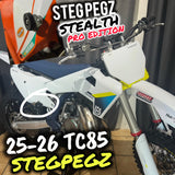 NEW STEALTH STEG PEGZ 2025-26 HUSQVARNA TC85